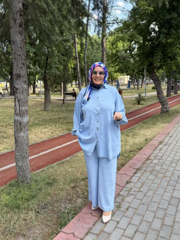 Pamuklu İnce Tunik Gömlek