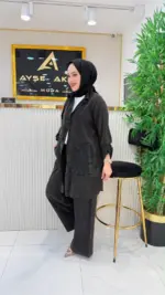 CEPLERİ FİLE DETAYLI İNCE KOT 2'Lİ TAKIM