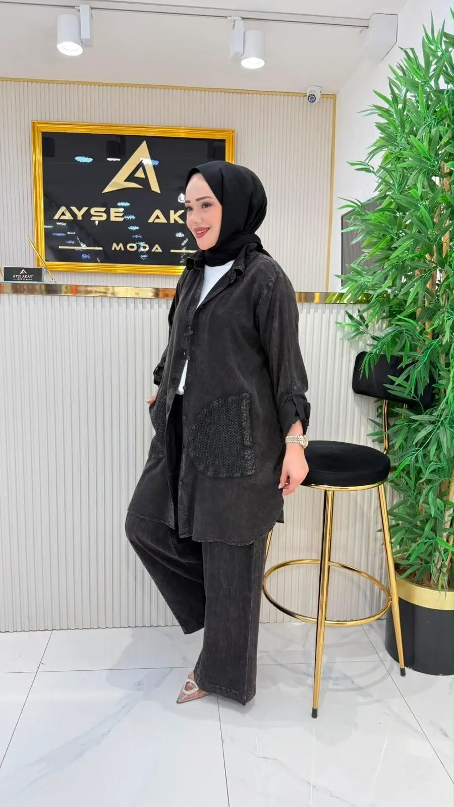 CEPLERİ FİLE DETAYLI İNCE KOT 2'Lİ TAKIM