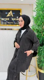 CEPLERİ FİLE DETAYLI İNCE KOT 2'Lİ TAKIM