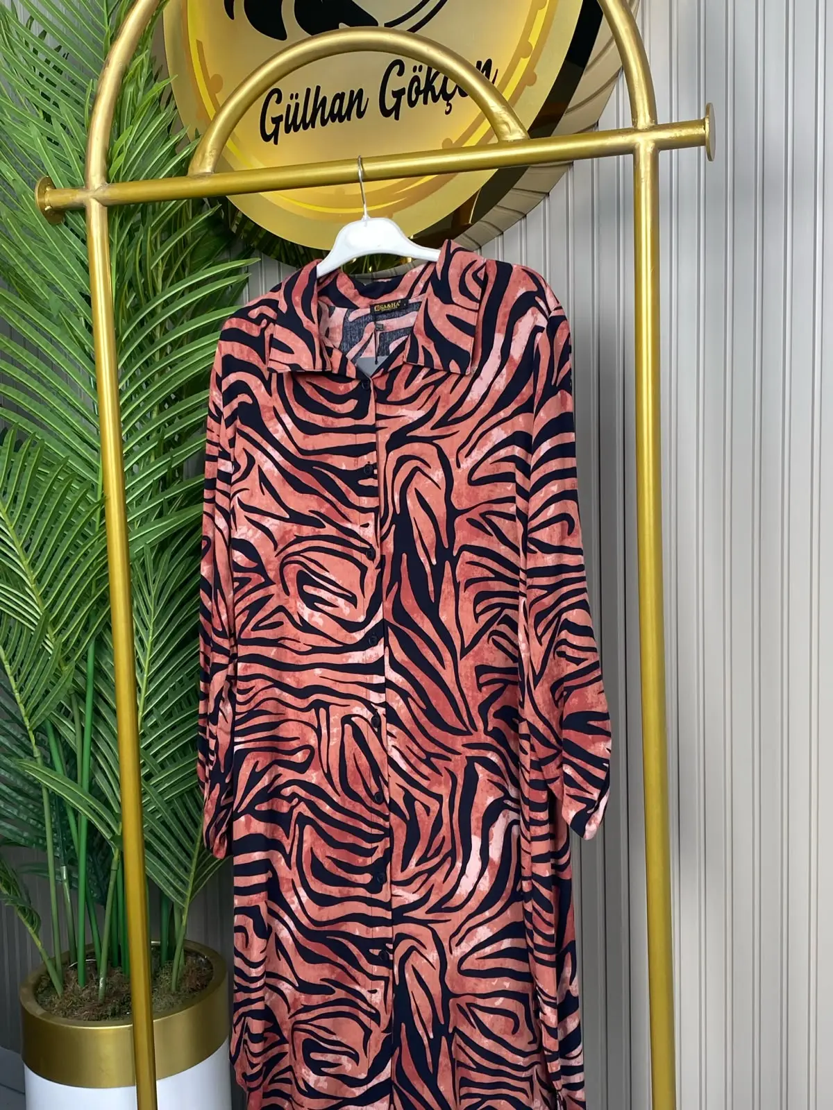 Sa Ha Collection Zebra Desen Tunik