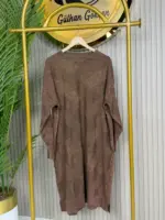Desenli %100 pamuk yıkamalı tunik