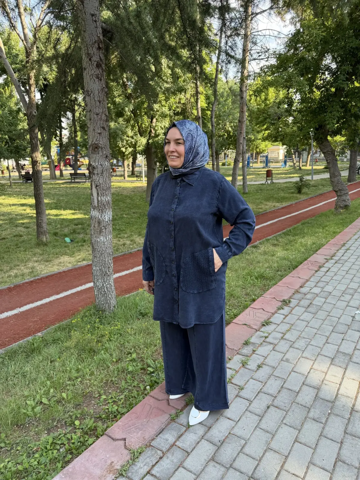CEPLERİ FİLE DETAYLI İNCE KOT 2'Lİ TAKIM