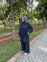 CEPLERİ FİLE DETAYLI İNCE KOT 2'Lİ TAKIM