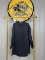 Kraşlı Saten İkoll Gömlek